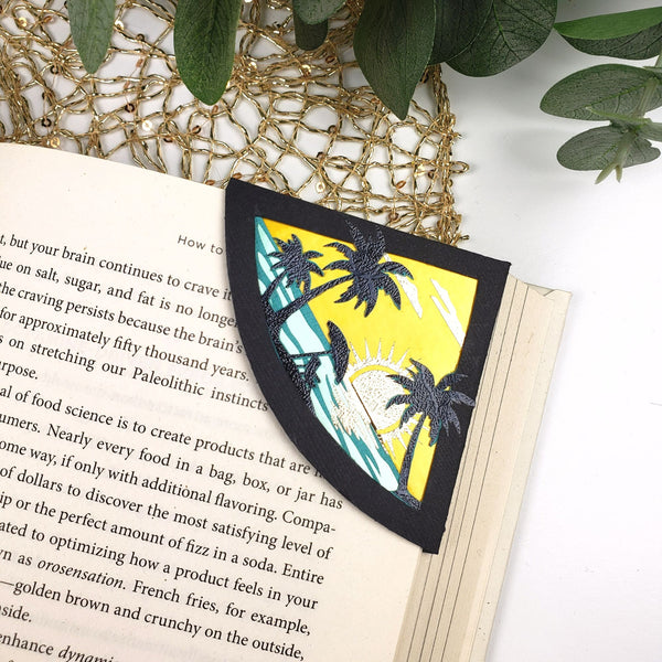 Beach Sunrise Deluxe Corner Bookmark