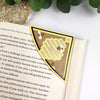Bee Beehive Signature Corner Bookmark