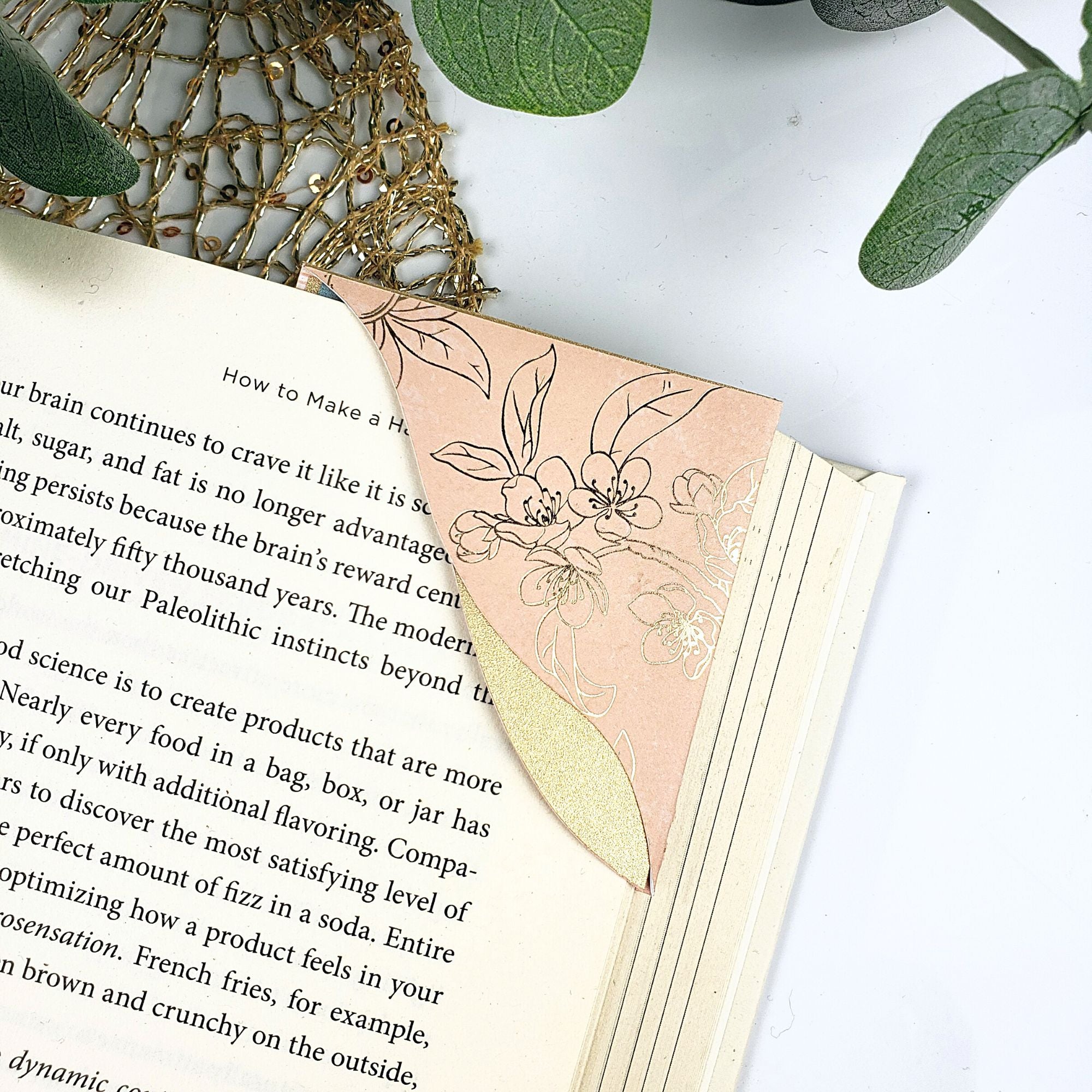 Bloom Signature Corner Bookmark