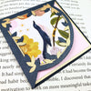 Blue Pink Bird Signature Corner Bookmark