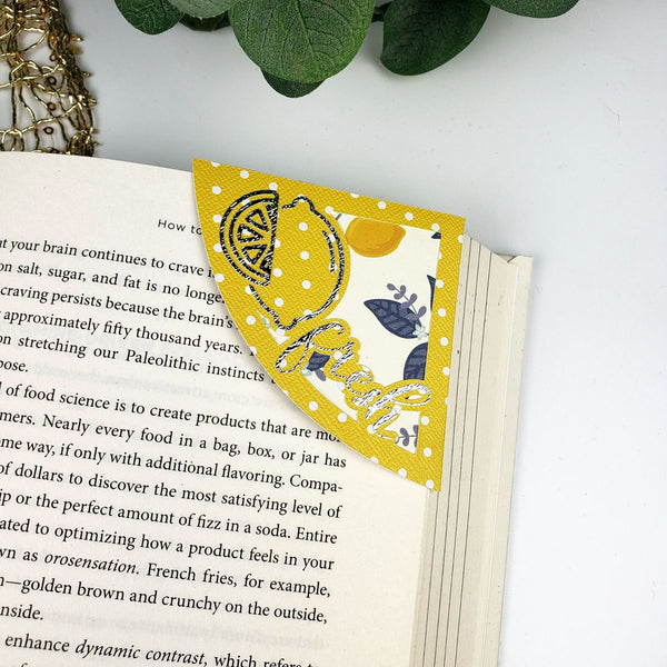 Lemon Fresh Signature Corner Bookmark