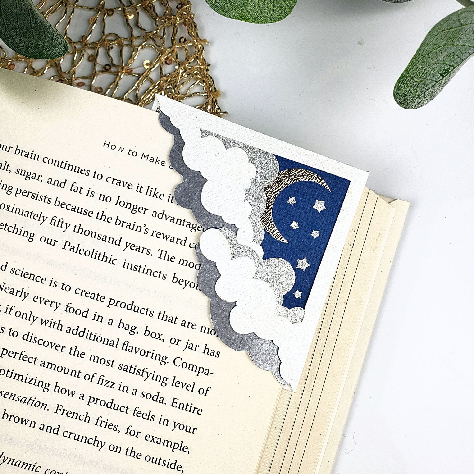 Stormy Skies Signature Corner Bookmark