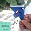Blue Bunny Signature Corner Bookmark
