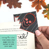 Skull Signature Corner Bookmark