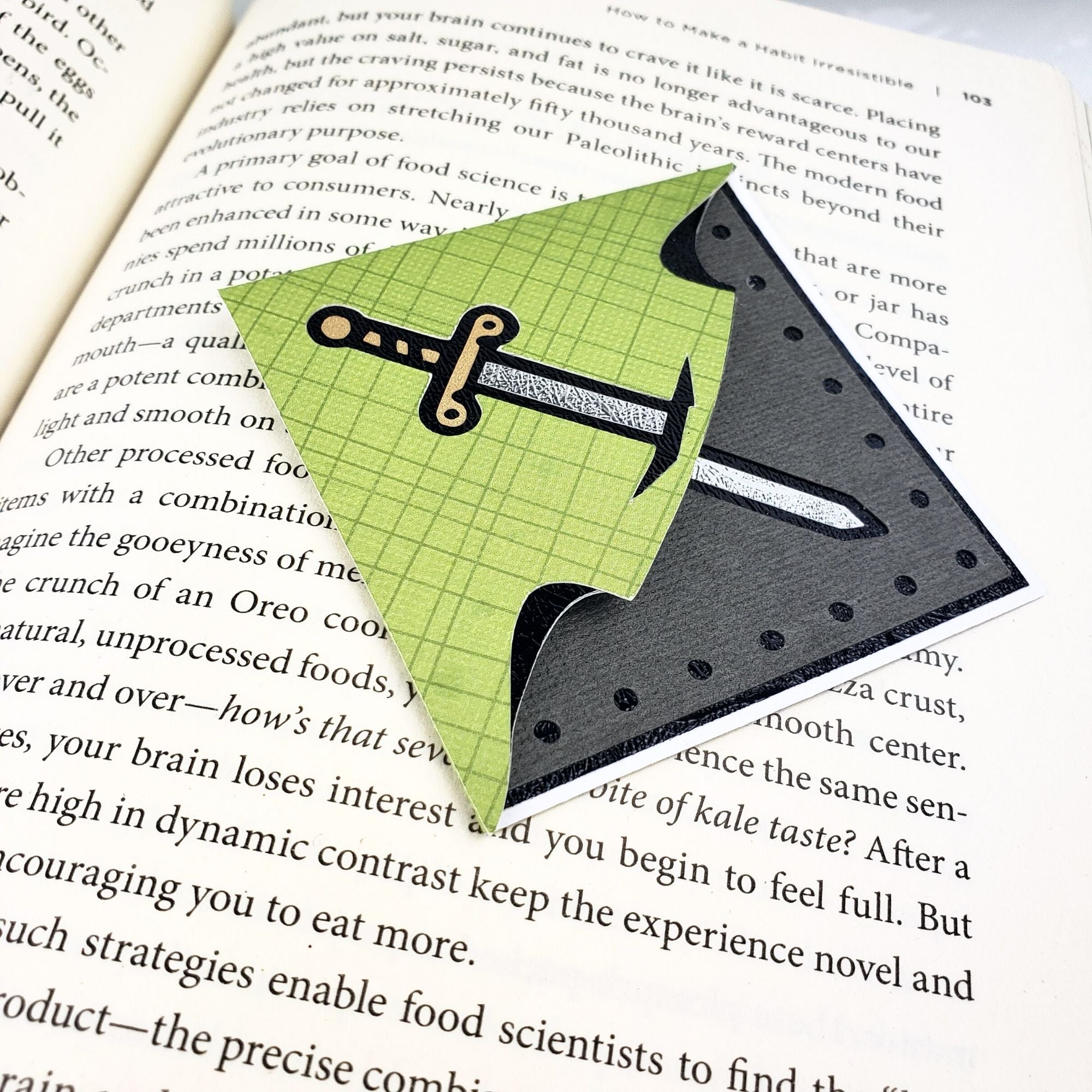 Sword Signature Corner Bookmark