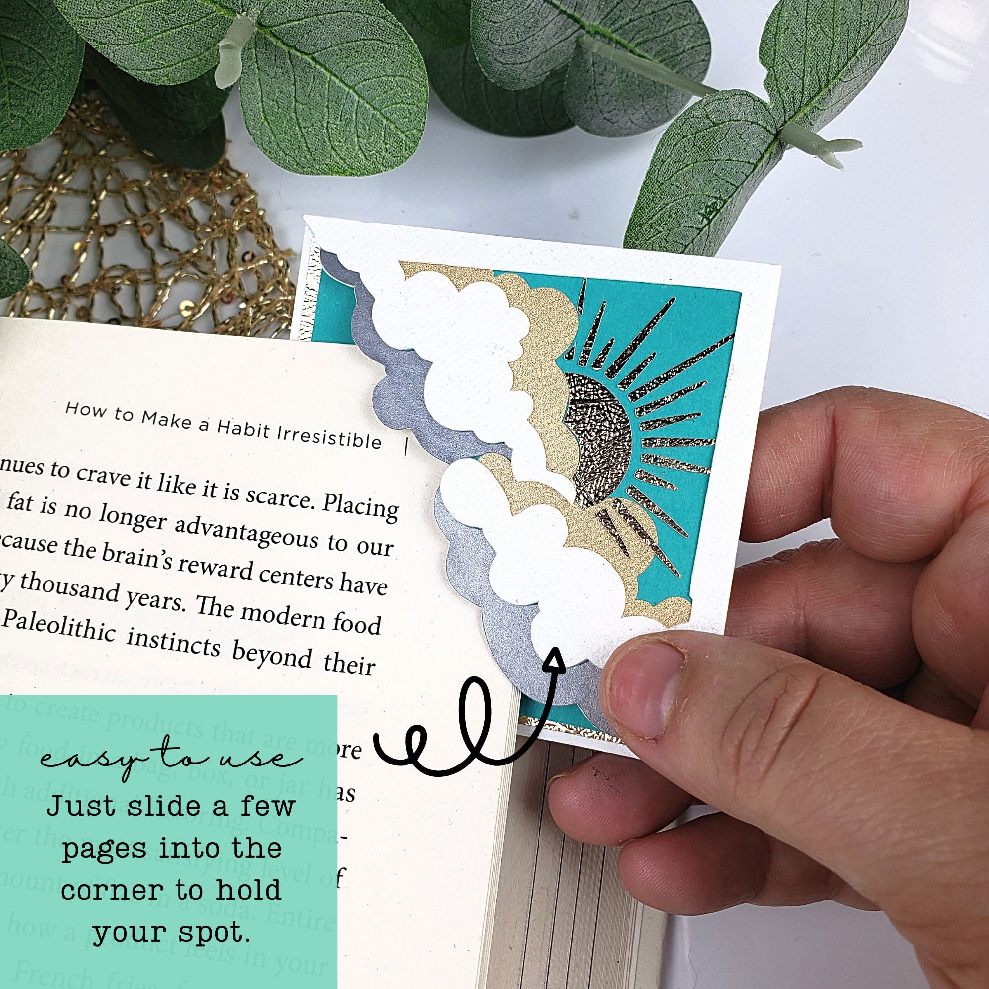 Shining Skies Deluxe Corner Bookmark