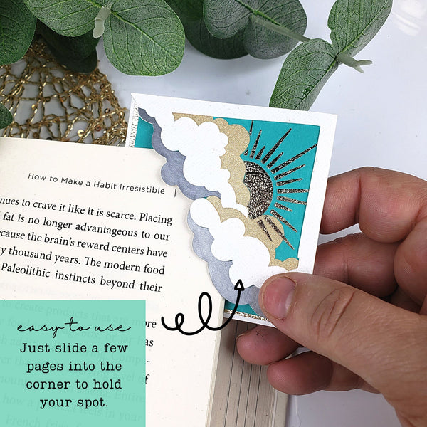 Shining Skies Deluxe Corner Bookmark