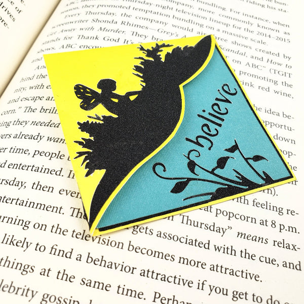 Believe Fairy Signature Corner Bookmark