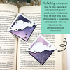 Galaxy Night Stars Signature Corner Bookmark