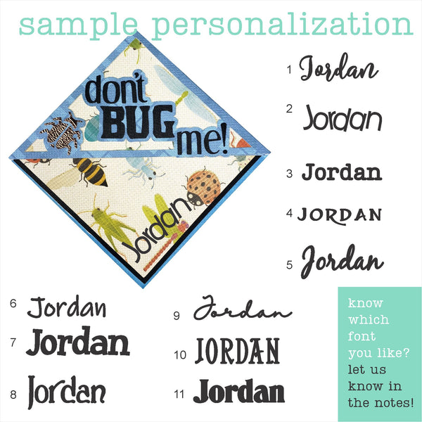 Don't Bug Me Signature Corner Bookmark