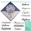 Peony Flower Bouquet Signature Corner Bookmark