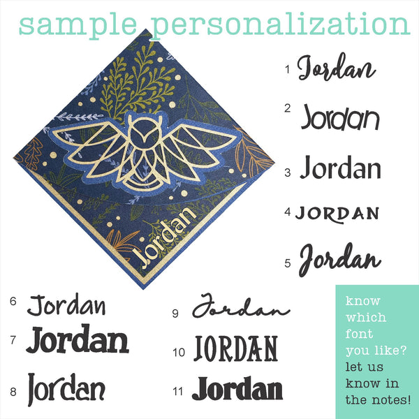 Geo Owl Deluxe Corner Bookmark