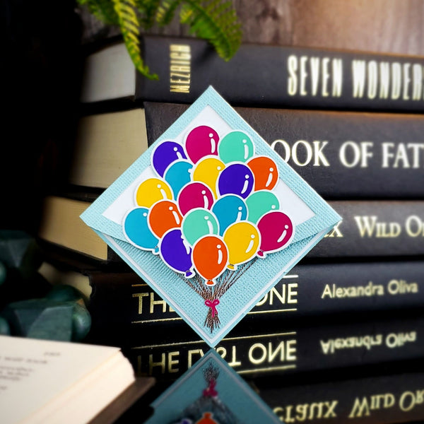 Balloon Bouquet Signature Corner Bookmark
