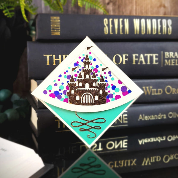 Fairytale Castle Deluxe Corner Bookmark