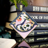 Blue Pink Bird Signature Corner Bookmark