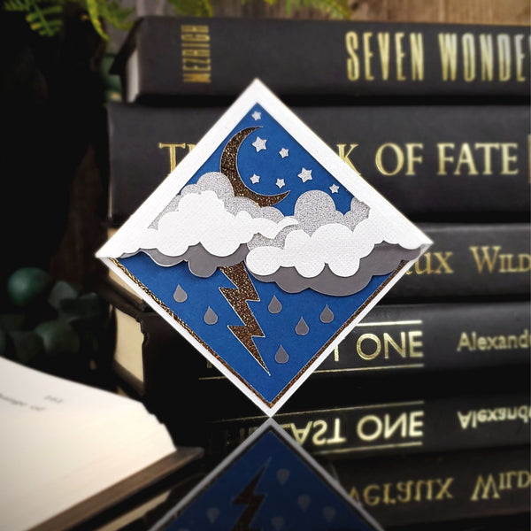 Stormy Skies Signature Corner Bookmark