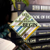 Adventure Begins Signature Corner Bookmark