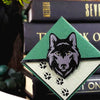 Green Wolf Signature Corner Bookmark