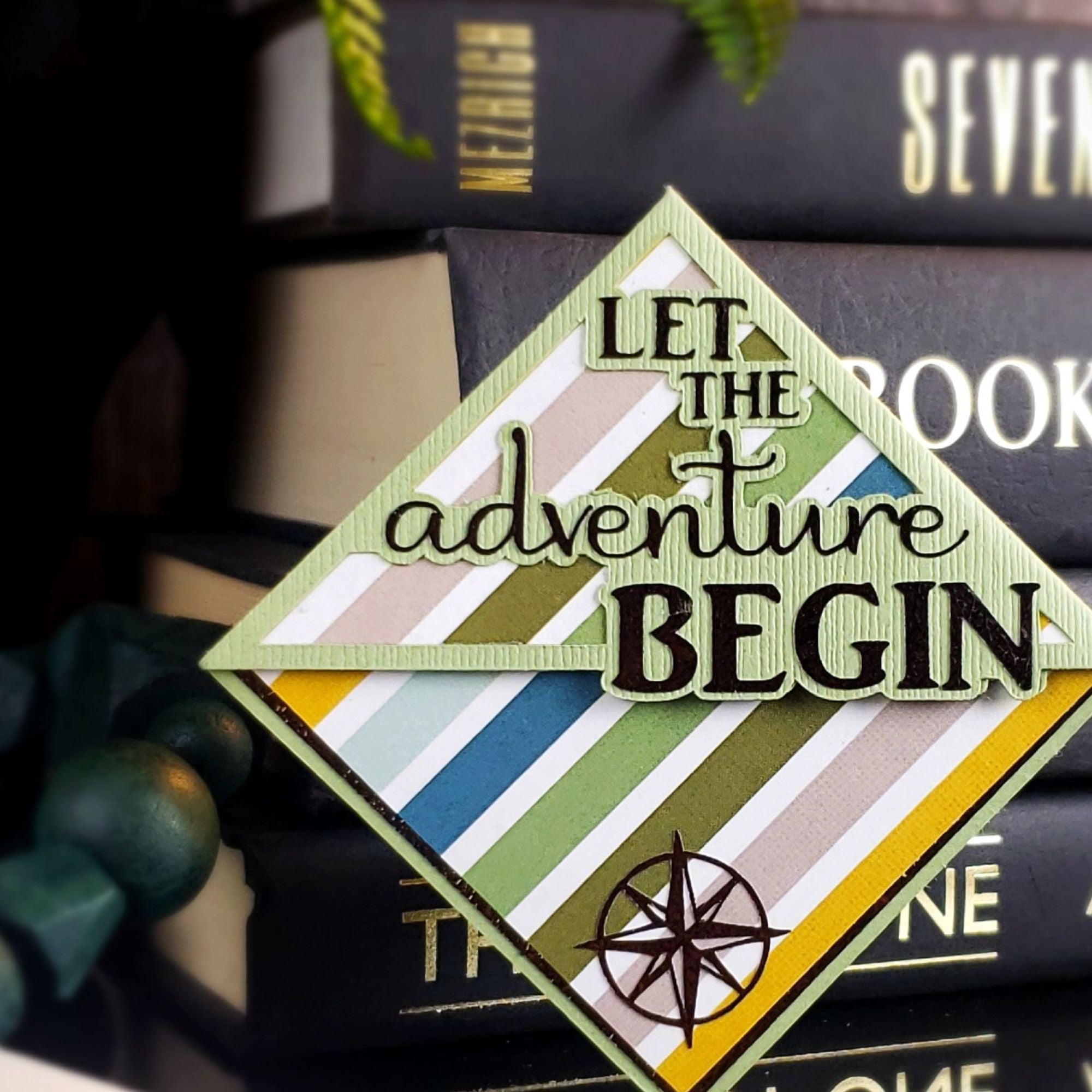 Adventure Begins Signature Corner Bookmark
