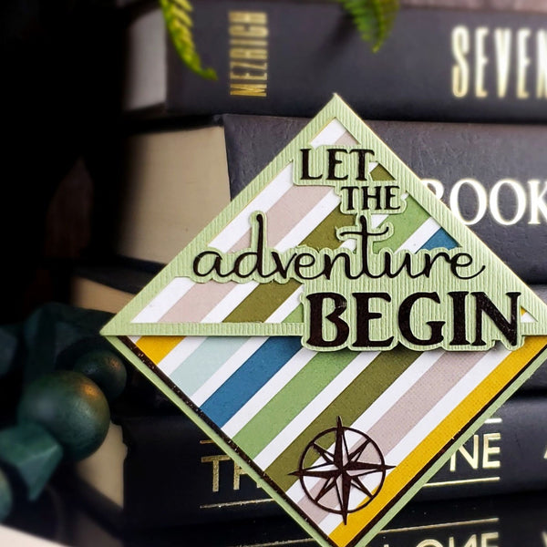 Adventure Begins Signature Corner Bookmark