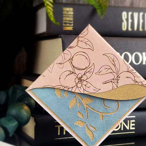 Bloom Signature Corner Bookmark