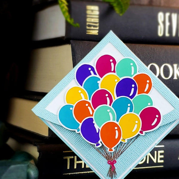Balloon Bouquet Signature Corner Bookmark