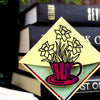 Teacup Flowers Signature Corner Bookmark