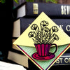 Teacup Flowers Signature Corner Bookmark