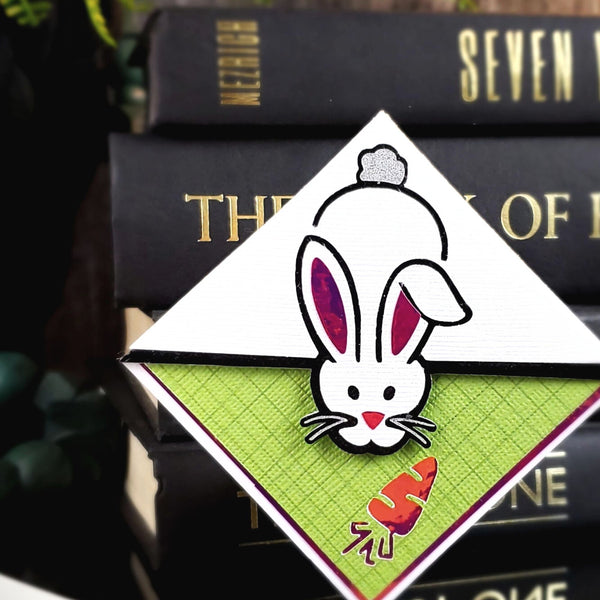 White Rabbit Signature Corner Bookmark