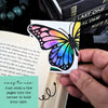 Rainbow Butterfly Signature Corner Bookmark