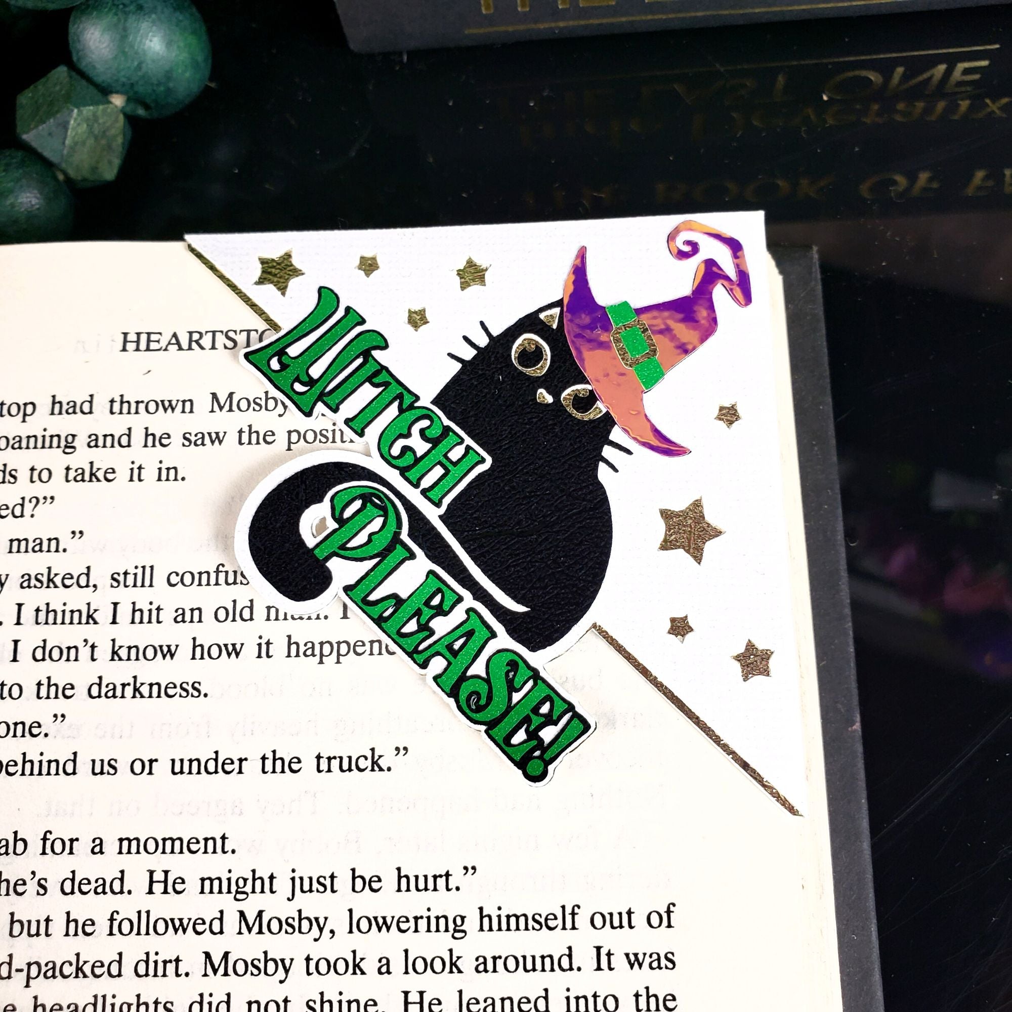 Witch Please Paper Corner Bookmark