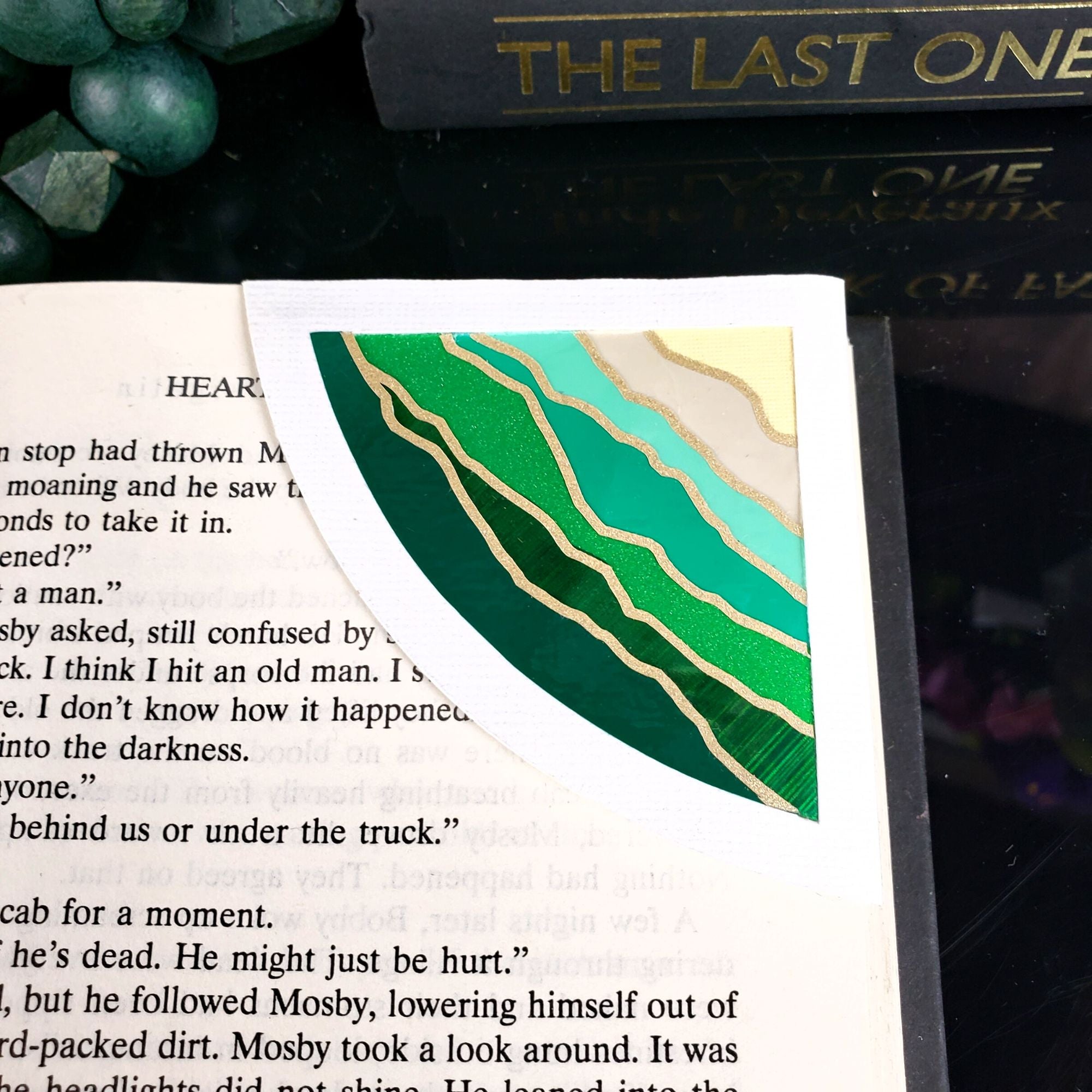 Green Mountains Signature Corner Bookmark