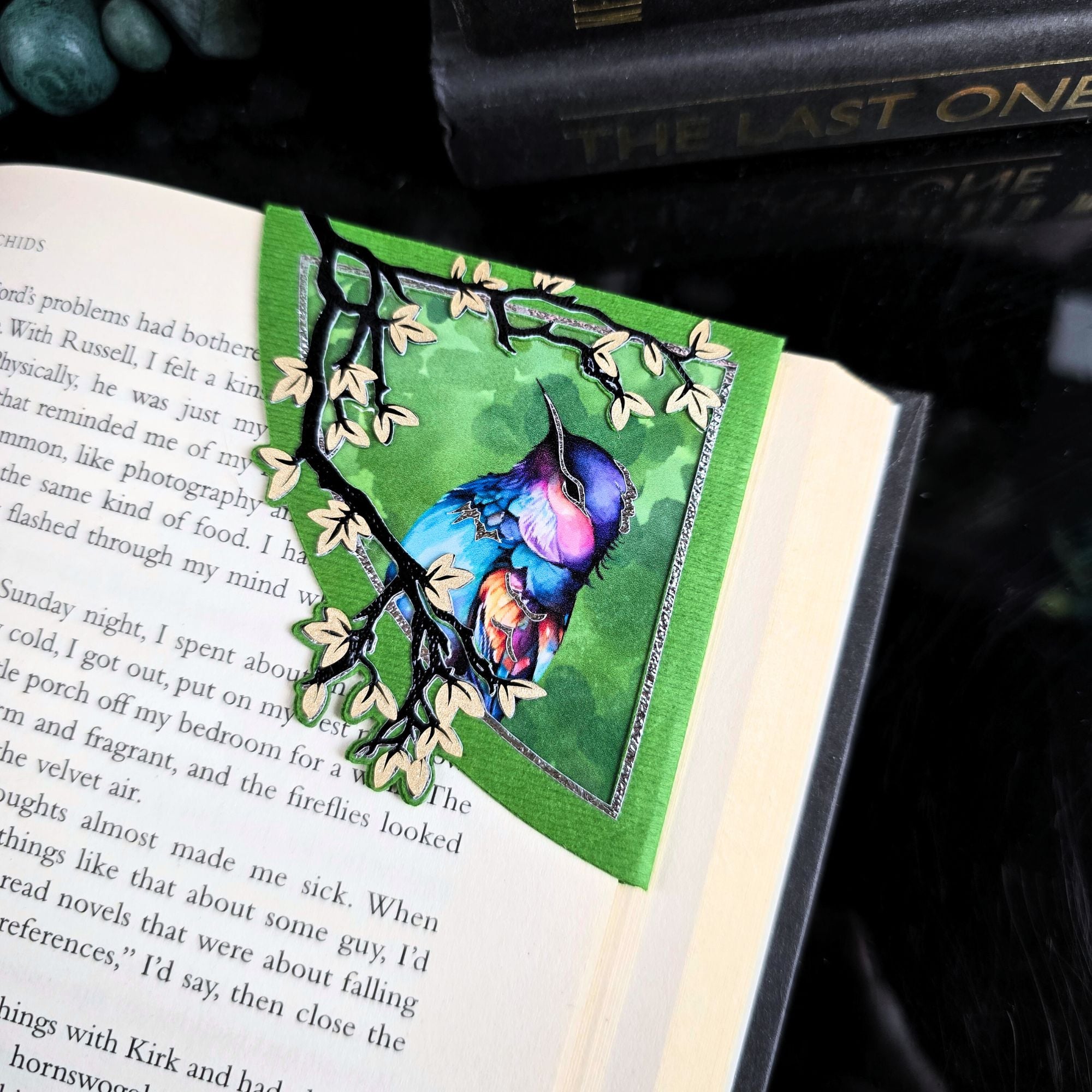 Enchanted Songbird Deluxe Corner Bookmark