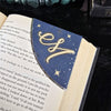 Letter + Stars Personalized Initial Signature Corner Bookmark