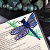 Blue Dragonfly Signature Corner Bookmark