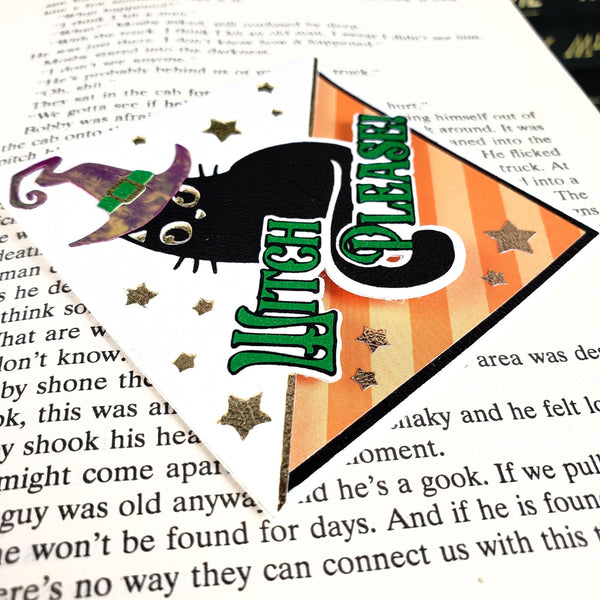 Witch Please Paper Corner Bookmark