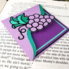 Grapes Paper Corner Bookmark