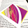 Pink Mountains Paper Corner Bookmark