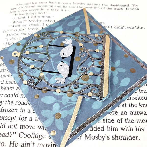 Birdcage Paper Corner Bookmark