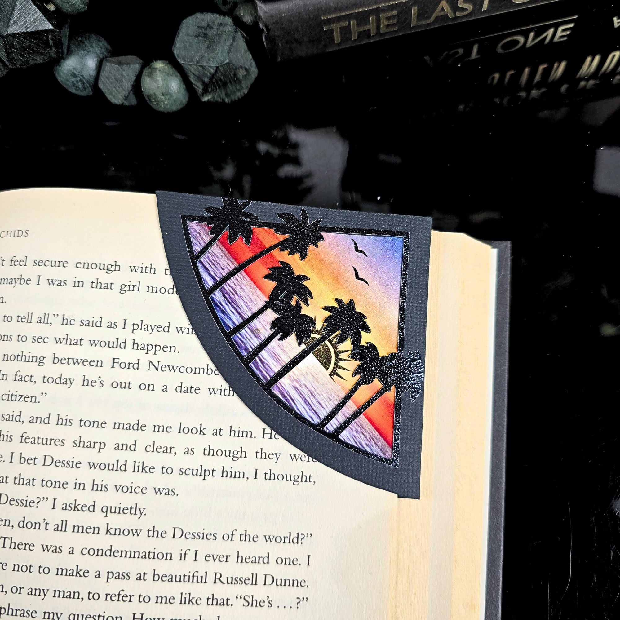 Beach Sunset Deluxe Corner Bookmark