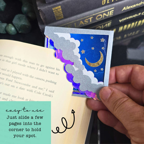 Stormy Skies Deluxe Corner Bookmark