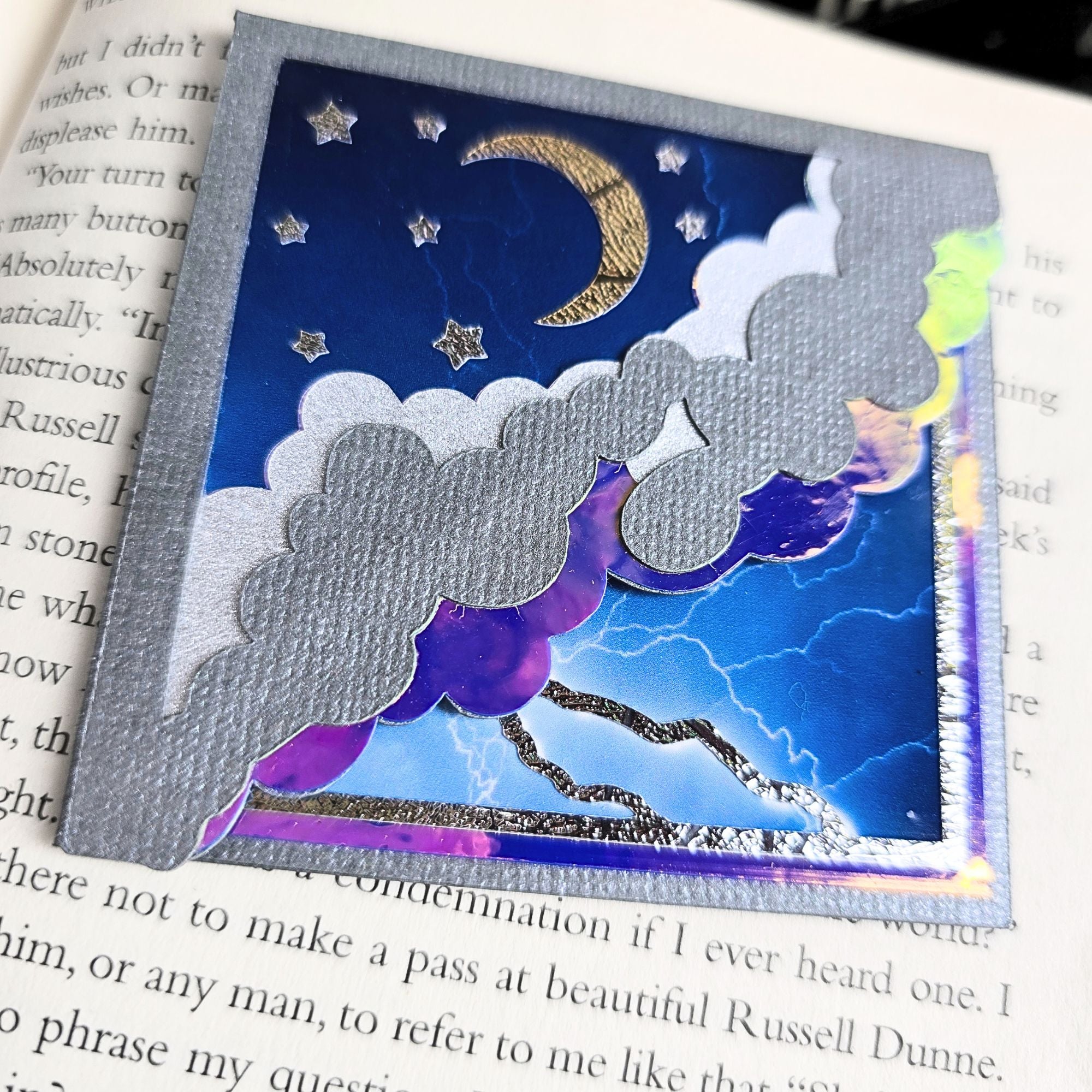 Stormy Skies Deluxe Corner Bookmark