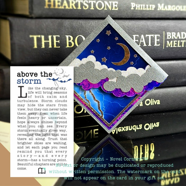 Stormy Skies Deluxe Corner Bookmark