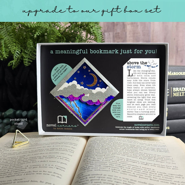 Stormy Night Sky Deluxe Corner Bookmark