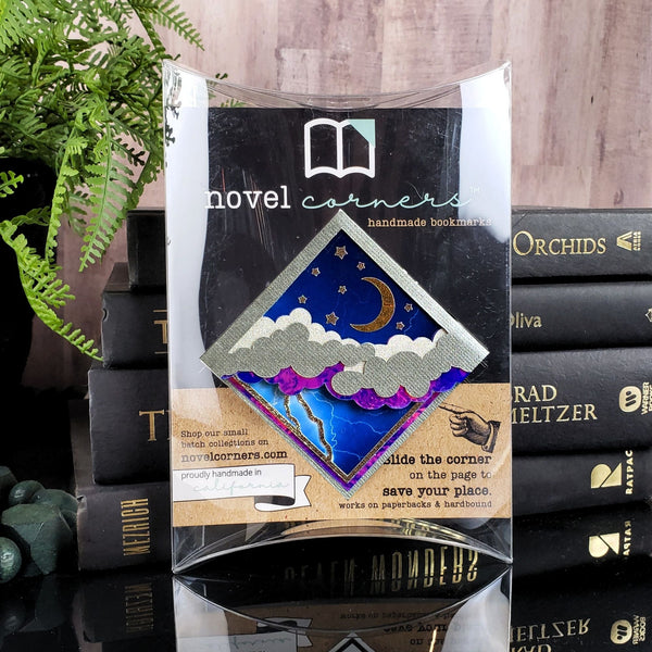 Stormy Night Sky Deluxe Corner Bookmark