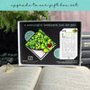 Stained Glass Clover Deluxe Handmade Corner Bookmark