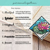 Stained Glass Waterlily Deluxe Handmade Corner Bookmark