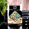 Stained Glass Orchid Deluxe Handmade Corner Bookmark