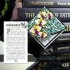 Stained Glass Orchid Deluxe Handmade Corner Bookmark