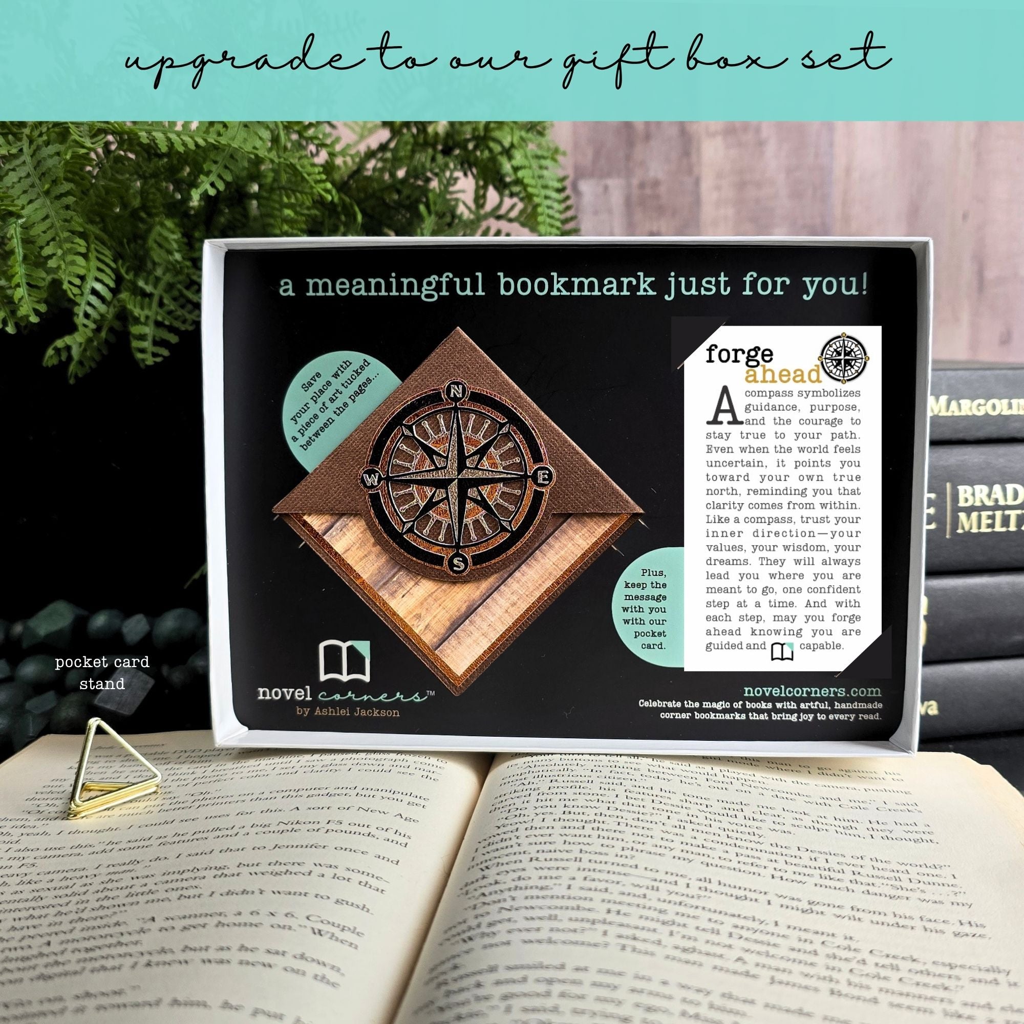 Compass Deluxe Corner Bookmark